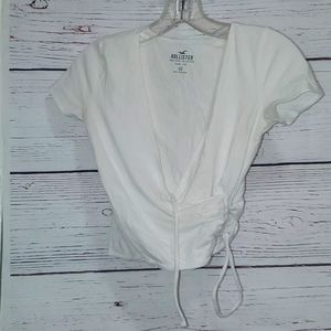 White Baby Tee Hollister